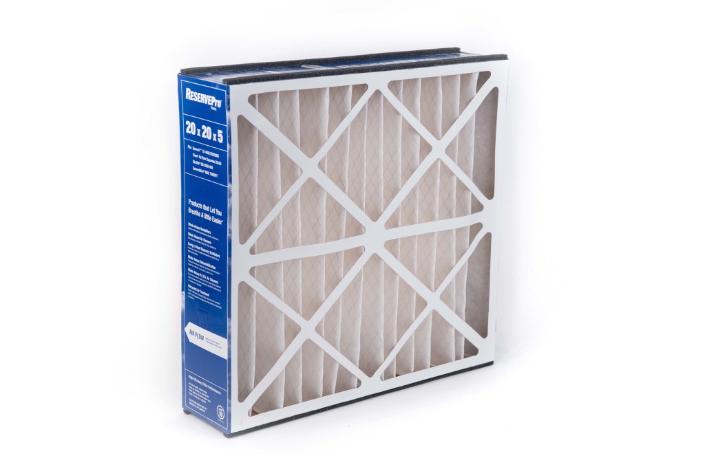 MaxiPleat filters 20X20X5 Merv 11 Filtre à fournaise Nouvelair